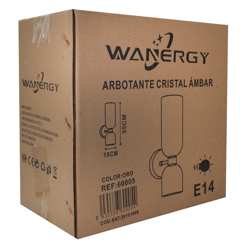 ARBOTANTE WANERGY CRISTAL ORO E14
