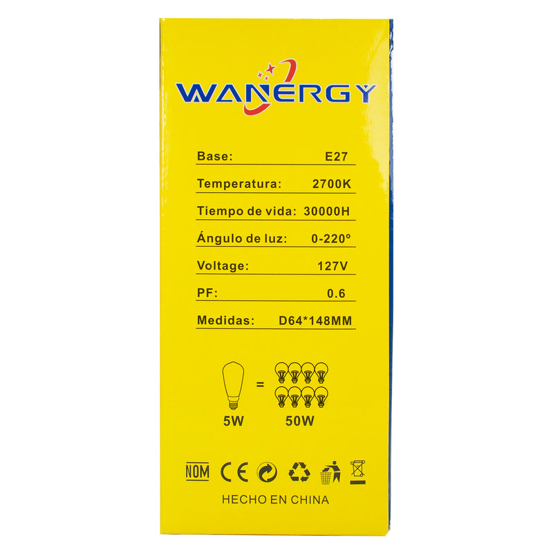 FOCO WANERGY VINTAGE LED  DST64 3W