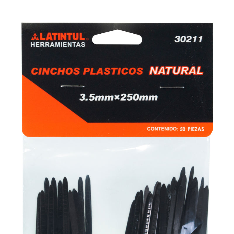 Cincho Good Will 3.5 mm x 25 cms negro