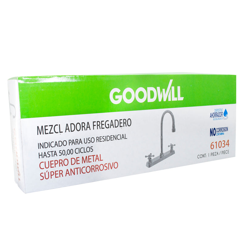 Mezcladora Good Will flexible cuello alto cruz
