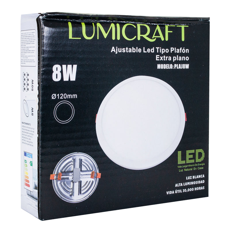 EMPOTRADO LUMICRAFT LED  8W AJUSTABLE