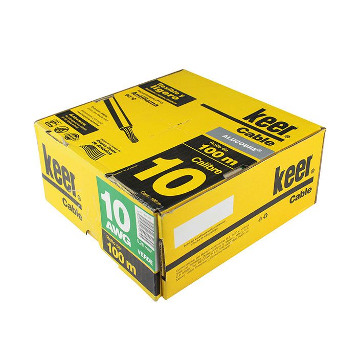 Cable Keer cal.10 verde c/100 mts
