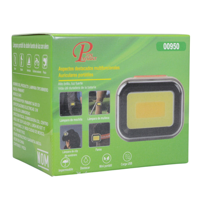 Linterna Pinmark recargable multifuncionales cuadrada - La nueva eléctrica