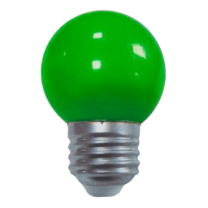 Foco Pinmarkt LED 5W bola verde - La nueva eléctrica