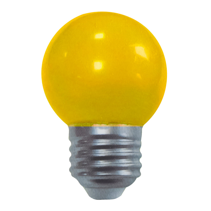 Foco Pinmarkt LED 5W bola amarillo - La nueva eléctrica