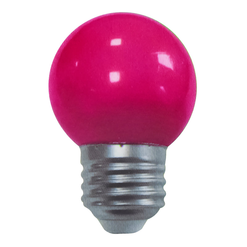 Foco Pinmarkt LED 5W bola rosa - La nueva eléctrica