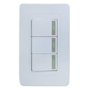 Placa Pinmarkt Capri 3 apagadores sencillos - La nueva eléctrica