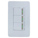 Placa Pinmarkt Capri 3 apagadores escalera - La nueva eléctrica