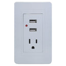 Placa Pinmarkt Capri 1 contacto 2 USB - La nueva eléctrica