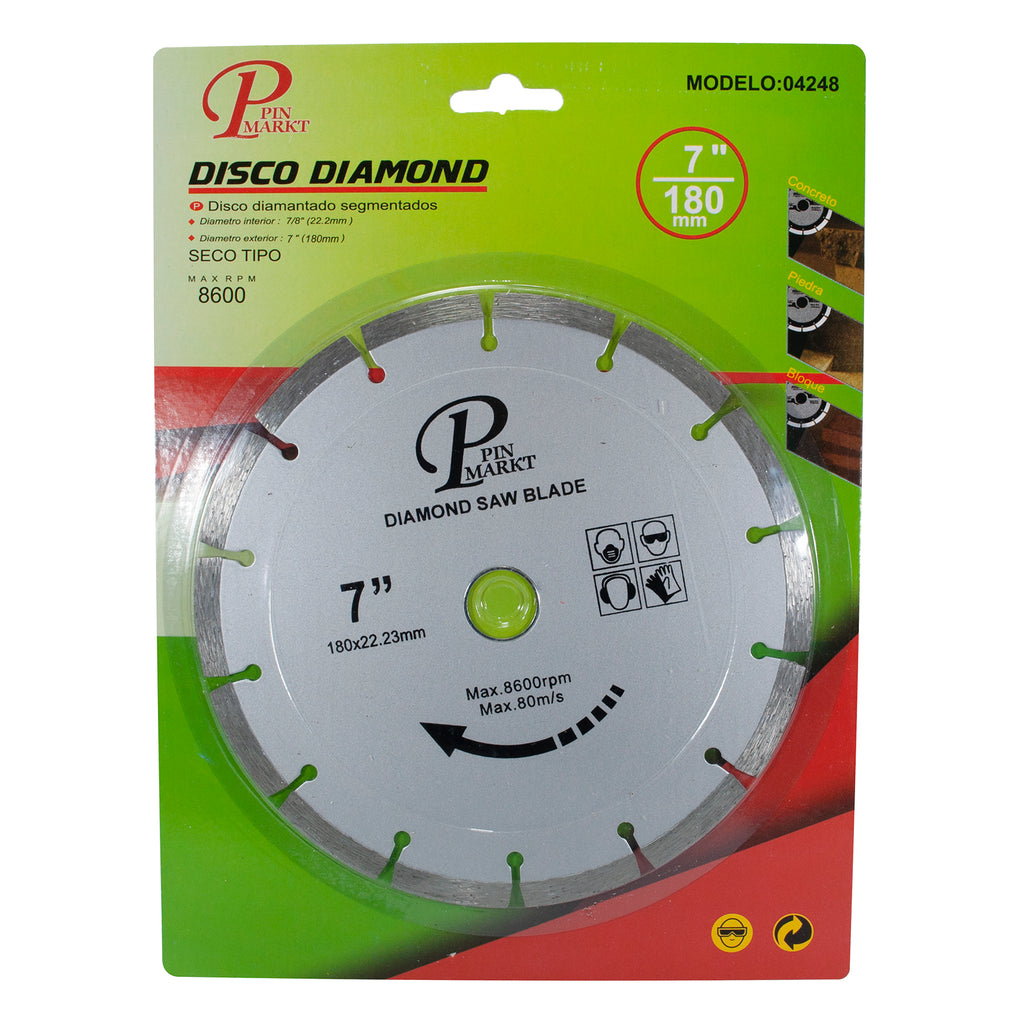 DISCO DE DIAMANTE PINMARKT CONCRETO 7