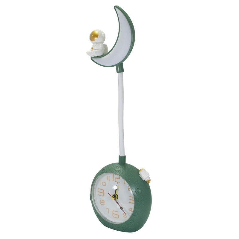 Lámpara Pinmarkt buró reloj y luna verde - La nueva eléctrica