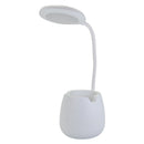 Lámpara Pinmarkt LED infantil porta lapicero blanco - La nueva eléctrica