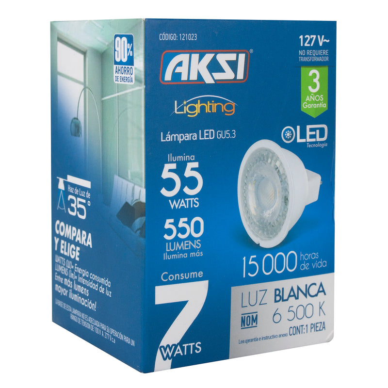 Foco Aksi LED 7W MR16 frío - La nueva eléctrica