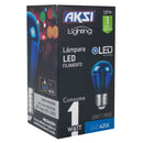 Foco Aksi LED 1W S14 azul - La nueva eléctrica
