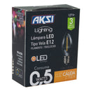 Foco Aksi LED 0.5W 7 1/2 blanco transparente 2 pack - La nueva eléctrica