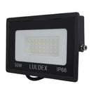 Reflector Luldex LED 50W multivoltaje slim luz blanca - La nueva eléctrica
