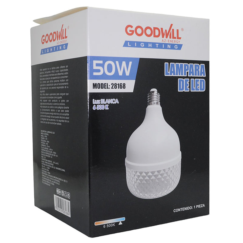Foco Goodwill LED 50W omnidireccional transparente - La nueva eléctrica