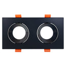 Spot GW dirigible redondo doble negro MR16 - La nueva eléctrica