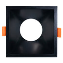 Spot GW fijo cuadrado negro MR16 - La nueva eléctrica