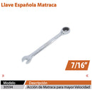 LLAVE LATINTUL MIXTA MATRACA 7/16 - La nueva eléctrica
