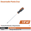 DESARMADOR GOOD WILL PUNTA CRUZ 1/8 X6 - La nueva eléctrica