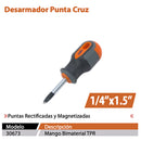 DESARMADOR GOOD WILL PUNTA CRUZ 1/4 X1 1/2 - La nueva eléctrica