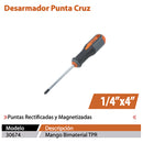DESARMADOR GOOD WILL PUNTA CRUZ 1/4 X 4 - La nueva eléctrica