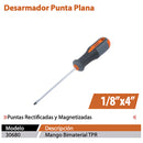 DESARMADOR LATINTUL PLANO 1/8ŒX4Œ - La nueva eléctrica