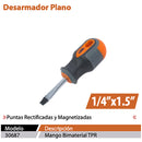 DESARMADOR GOOD WILL PUNTA PLANA 1/4X1 1/2 - La nueva eléctrica