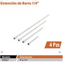 BARRA GOOD WILL DE EXTENSION 4 PZAS 1/4 - La nueva eléctrica