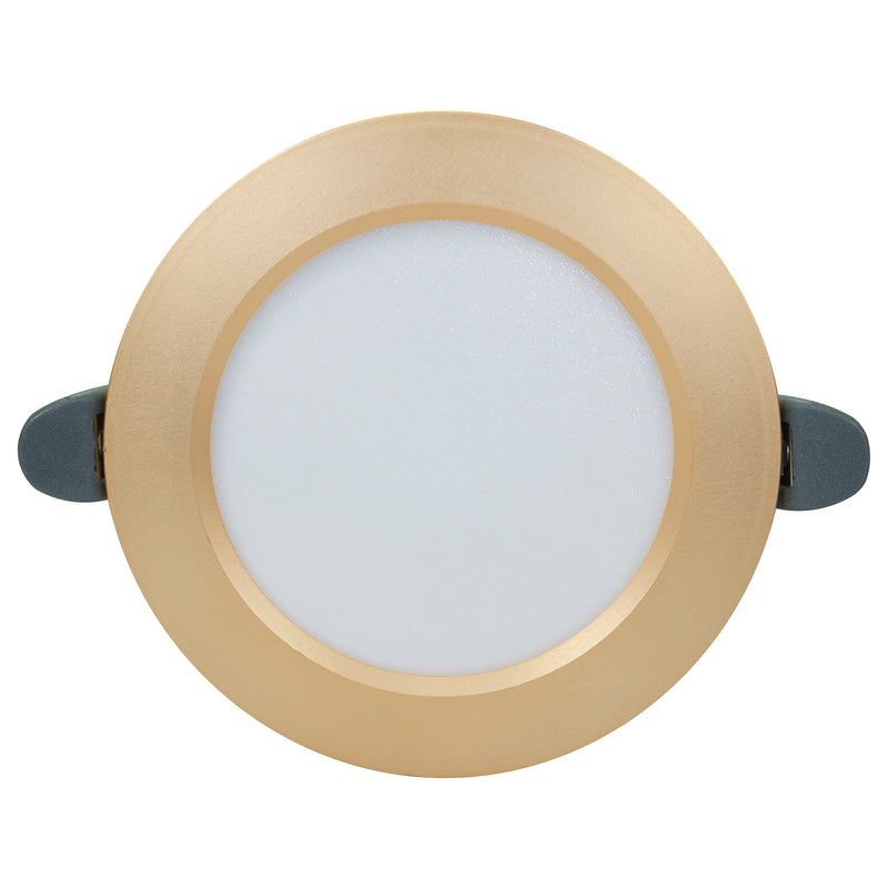 EMPOTRADO WANERGY LED 5W DORADO 3 PASOS