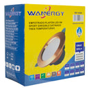EMPOTRADO WANERGY LED 5W DORADO 3 PASOS
