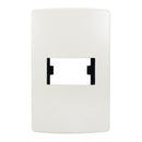 Placa IUSA Scudetto 1V marfil - La nueva eléctrica