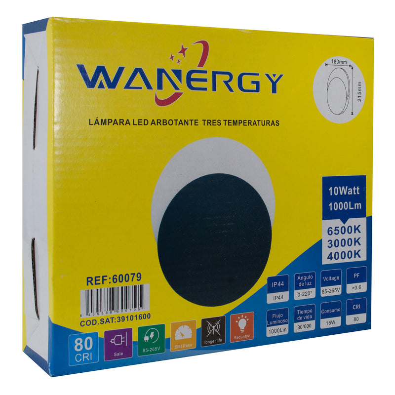 ARBOTANTE WANERGY ACRILICO 3 TEMPERATURAS