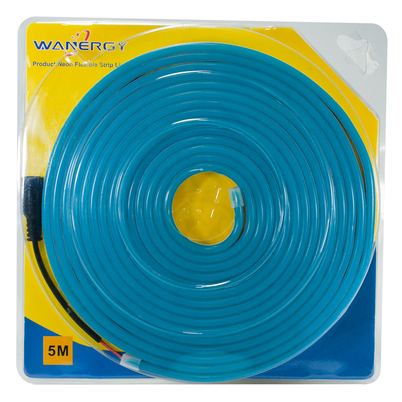 Manguera Wanergy LED neón 6W 5 mts azul hielo 60136 - La nueva eléctrica