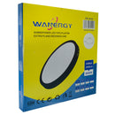 LUMINARIO WANERGY LED 24W REDONDO NEGRO LUZ FRIA