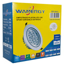 EMPOTRADO WANERGY 12W DIRIGIBLE SATINADO BLANCO CALIDO - La nueva eléctrica