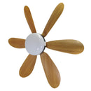 FOCO WANERGY LED 40W VENTILADOR 6 ASPAS MADERA 3 TONOS - La nueva eléctrica