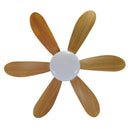 FOCO WANERGY LED 40W VENTILADOR 6 ASPAS MADERA 3 TONOS - La nueva eléctrica