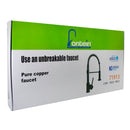 Mezcladora GW monomando negro matte flexible - La nueva eléctrica