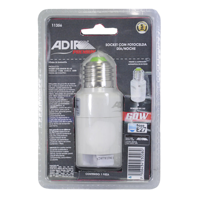 Soquet Adir c/fotocelda - La nueva eléctrica