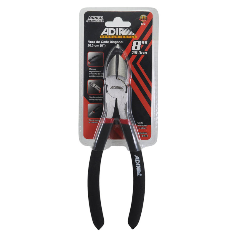 Pinzas Adir de corte diagonal 8" - La nueva eléctrica