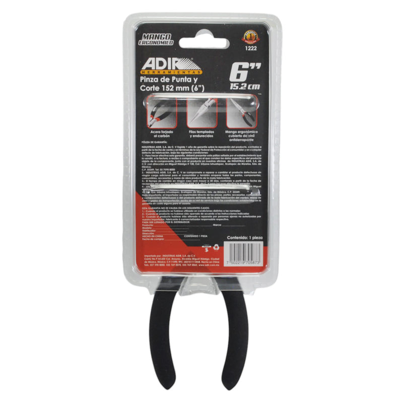 Pinza Adir de punta y corte 6" - La nueva eléctrica