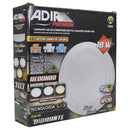 Luminario Adir LED redondo sobreponer 18W diamante - La nueva eléctrica