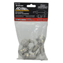 ABRAZADERA ADIR ACERO INOXIDABLE 10-16 MM BOLSA 10 PZ