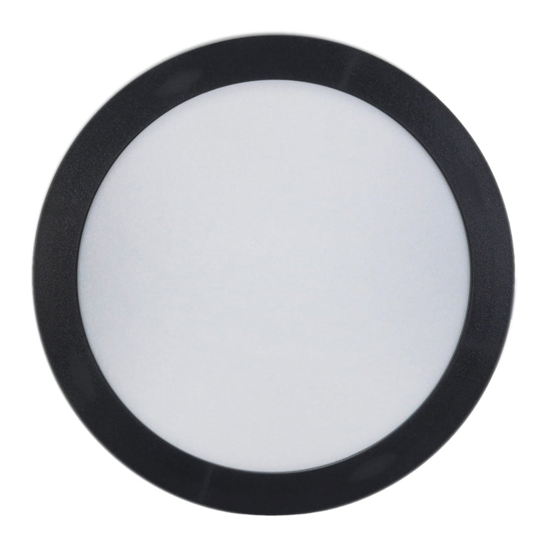 Luminario Adir de sobreponer 12W negro - La nueva eléctrica