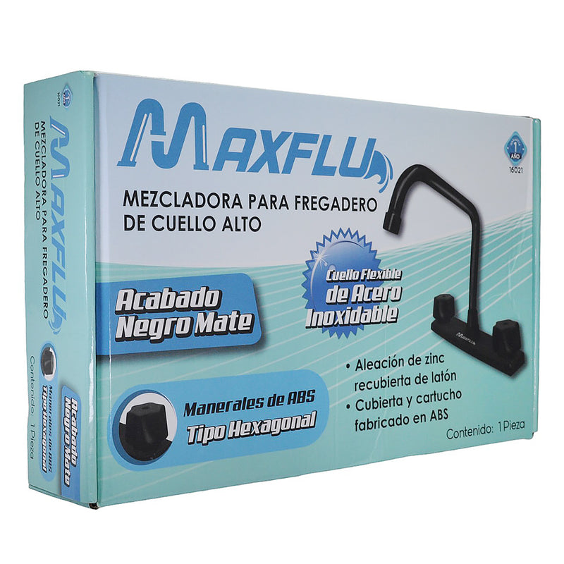 Mezcladora Adir para fregadero negro mate - La nueva eléctrica