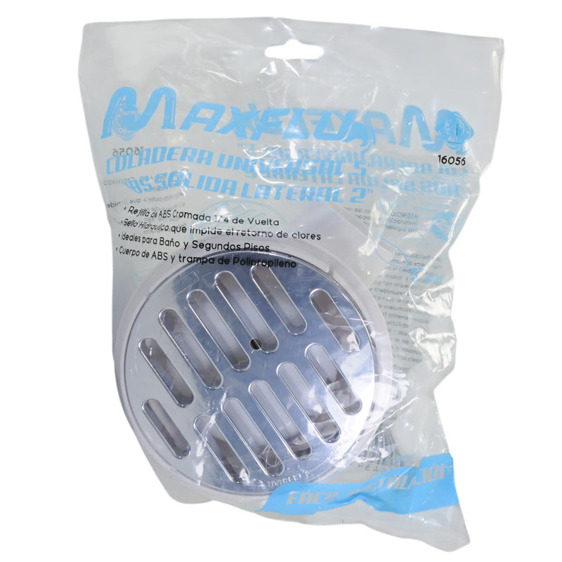 Coladera Adir 5" ABS 1/4 de vuelta salida lateral - La nueva eléctrica