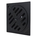 COLADERA ADIR CUADRADO METALICO 4X4 NEGRO - La nueva eléctrica