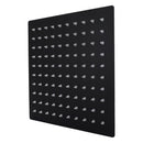 Regadera Adir cuadrada de 8" negro mate - La nueva eléctrica